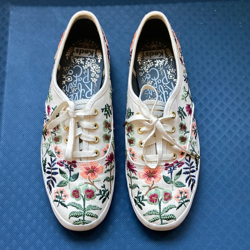 Rifle Paper x KEDS Embroidered Sneakers